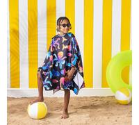 OHS Poncho Beach Towel Poncho Hooded Quick Dry Microfibre Soft in Dark Navy OHS Dark Navy