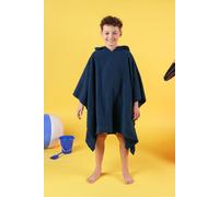OHS Poncho Towel Absorbent Hood Quick Drying Beach Robe Childrens in Navy OHS Navy