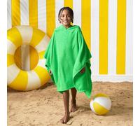 OHS Poncho Towel Childrens Absorbent Hood Quick Drying Beach Robe - Green