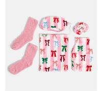 OHS Printed Hot Water Bottle Winter Christmas Gift Set OHS Multicolor