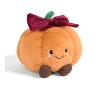 OHS Pumpkin Bow Door Stopper Soft Cute Decorative Weighted Door Stop,Orange | Autumn Decor Fabric Door Stop for Home and Office Interior Doorstop Stuffed Pumpkin Door Stop Weighted Floor Decorative