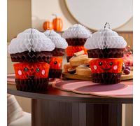 OHS Pumpkin Latte Tree Decoration Set Party Hanging Décor Paper | Size: 4 Pack OHS Multicolor 4 Pack