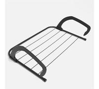 OHS Radiator Clothes Airer, Clothes Dryer Drying Rack Foldable Indoor Over Radiator Laundry Dryer Rack with Adjustable Arms Hanging Drying Rack Airer 3m, Black