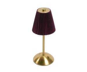 OHS Rechargeable USB Cordless Table Lamp, Cordless Battery Lamp Decorative Portable LED Light Bedside Table Lamps for Bedroom Living Room Home Office, Burgundy