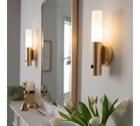 OHS Rechargeable Wall Lights LED Motion Sensor Lights Indoor 2 Pack, Gold
