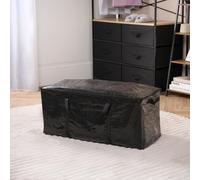 OHS Reusable Storage Bag Clothing Shoe Underbed Organiser Bedding Box in Black OHS Black