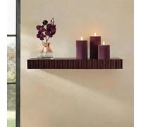 Ohs Ribbed Rectangle Shelf Wall Mounted Storage Space Saving Modern