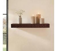 Ohs Ribbed Rectangle Shelf Wall Mounted Storage Space Saving Modern