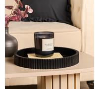 Ohs Ribbed Round Decorative Tray Table Organiser Countertop Storage