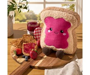 Ohs Rosie The Jam Toast Filled Cushion Novelty Home Decor Fleece Toy