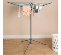 OHS Rotary Airer 3 Arm Clothing Drying Rack Laundry Storage Space Saving Hanger Rail