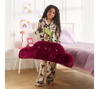 OHS Ruby the Cherry Cuddle Cushion Novelty Reading Pillow in Wine OHS Wine
