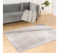 OHS Rugs For Living Room Soft Plush Mat Large Carpet, Silver - 160 X 230Cm