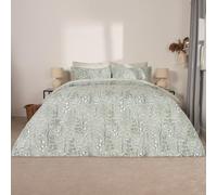 OHS Sage Green Bedding Superking Duvets Sets Willow Branch, Reversible Super Soft Cosy Warm Quilt Cover Superking Bedding Luxurious Comfy Easy Care Duvet Cover with Matching Pillowcases