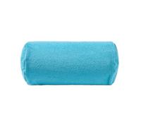 OHS Sea Blue Inflatable Pillow, Sun Lounger Cushion Lightweight Compact Bolster Cushion with Microfibre Cover Neck Roll Pillows for Head & Back Support Outdoor Cushions for Travel Beach Accessories