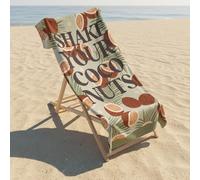 Ohs Shake Your Coconut Beach Towel Bath Travel Quick Dry Microfibre Absorbent