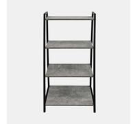 OHS Shelving Unit 4 Tier Living Room Storage Organiser Modern Wire Home Decor Office