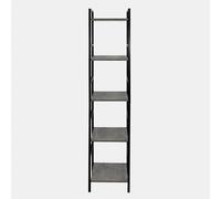 OHS Shelving Unit 5 Tier Living Room Storage Organiser Modern Wire Home Decor Office in Light Grey OHS Light Grey