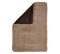 Ohs Sherpa Pet Animal Blanket Puppy Dog Cat Kitten Kennel Mat Warm Throw - Chocolate Brown