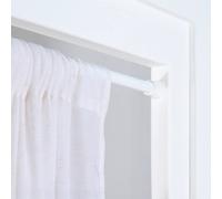 OHS Shower Curtain Tension Pole Extendable Rod in White | Size: 120 cm OHS White 120 cm