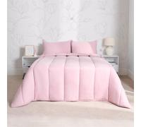 OHS Soft Coverless 10.5 TOG Duvet Set Pillowcase Quilted Cover in Pink | Size: King OHS Pink King