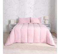 OHS Soft Coverless 10.5 TOG Duvet Set Pillowcase Quilted Cover in Pink | Size: Single OHS Pink Single