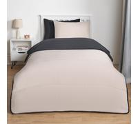 OHS Soft Coverless 10.5 TOG Duvet Set Pillowcase Quilted Cover in Stone | Size: Single OHS Stone Single