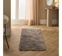 Sienna Grey Rug Runner, Super Soft Fluffy Area Rugs for Bedroom Entryway Anti Slip Shaggy Hallway Runner Rug Non-Shedding Thick Pile Rugs Living Room, 60 x 150cm