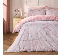 OHS Spring Blossoms Duvet Cover with Pillowcases Bedding Set Blush Ochre