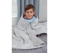 OHS Star Teddy Fleece Kids Weighted Blanket in Grey OHS Grey