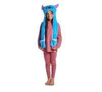 OHS Stitch Girls Hat Scarf and Gloves Set, Officially Licensed Stitch Gifts for Girls Cute Adorable Hat Scarf Warm Cosy Novelty Winter Hats for Kids with Gloves 3-in-1 Christmas Gifts, Blue