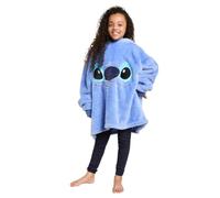 OHS Stitch Hoodie Blankets, Officially Licensed Stitch Gifts for Girls Super Soft Warm Wearable Blankets for Girls Boys Kids Sherpa Fleece Oversized Hoodie - Pink, Blue