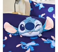 OHS Stitch Scatter Cushion Soft Fleece Novelty Pillow in Blue OHS Blue