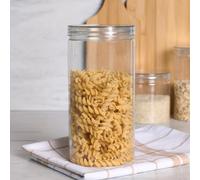 OHS Storage Jars with Lids Airtight, Food Storage Containers for Dry Food Coffee Rice Pasta Cereal Plastic Airtight Containers Dishwasher Safe, Large 1400ml