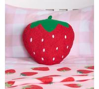 OHS Strawberry Filled Cushion Bedroom Decorative Scatter Chair Sofa Modern Pillow in Red OHS Red