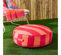 OHS Stripe Round Outdoor Garden Cushion Water Resistant | Size: 60 cm x 60 cm OHS Multicolor 60 cm x 60 cm