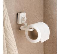 OHS Suction Toilet Roll Holder Tissue Paper Organiser Rust Resistant in White OHS White
