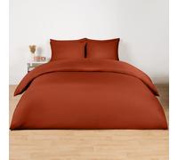 OHS Super Soft Microfibre Plain Dyed Duvet Cover With Pillowcase Bedding Set