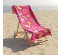 Ohs Sweetie Pies Beach Towel Bath Travel Quick Dry Microfibre Absorbent