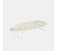 OHS Table Top Ironing Board, Marble Polyester Cover for Smooth Pressing Non Slip Foldable Legs Ironing Board Lightweight for Travel Easy Storage In Small Spaces,70 x 30 x 14cm