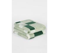 Ohs Tartan Check Fleece Throw Winter Warm Soft Blanket - 150 X 200Cm - Forest Green