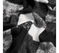 Dreamscene Winter Check Fleece Blanket Super Soft Warm Cosy Sofa Bed Picnic Garden Throw Over, Plaid Tartan Black - 120 x 150cm