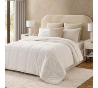 Ohs Teddy Fleece 8Kg Weighted Blanket Sensory Sleep Therapy - 150 X 200Cm - Cream