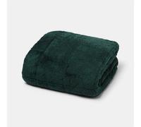 Ohs Teddy Fleece 8Kg Weighted Blanket Sensory Sleep Therapy - 150 X 200Cm - Green