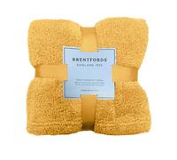 Ohs Teddy Fleece Blanket Large Throw Over Bed