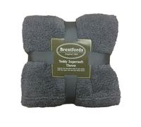 Ohs Teddy Fleece Blanket Large Throw Over Bed
