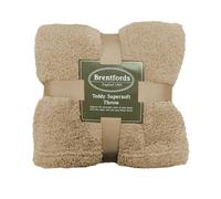 Ohs Teddy Fleece Blanket Large Throw Over Bed