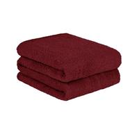Ohs Teddy Fleece Blanket Large Throw Over Bed, Wine - 200 X 240Cm