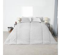 OHS Teddy Fleece Coverless Duvet 10.5 TOG Pillowcase in Silver | Size: Double OHS Silver Double