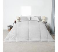 OHS Teddy Fleece Coverless Duvet 10.5 Tog Pillowcase, Silver - Single